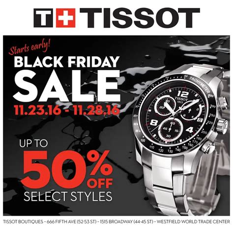 black friday sale tissot watches